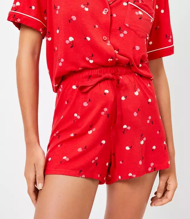Cherry Pajama Shorts
