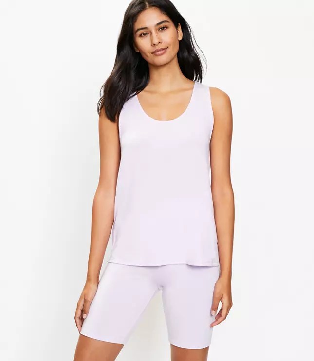 Luxe Knit Pajama Tank Top LOFT