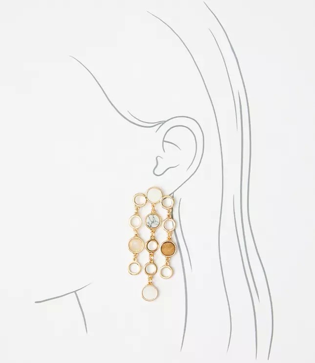 Beach Charm Statement Earrings