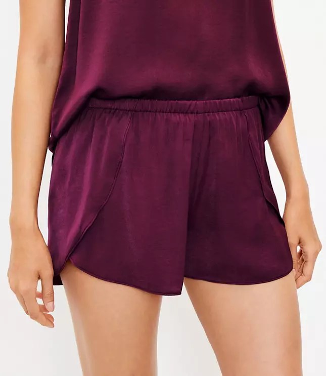 Silky Pajama Shorts LOFT