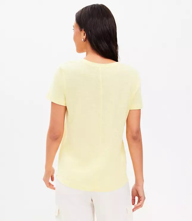 Women's Yellow Tops Loft