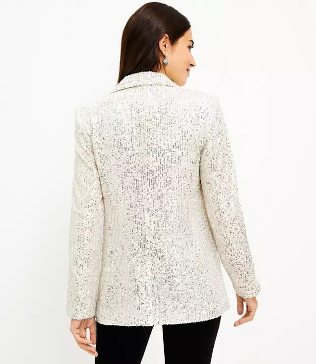 Petite Sequin Blazer