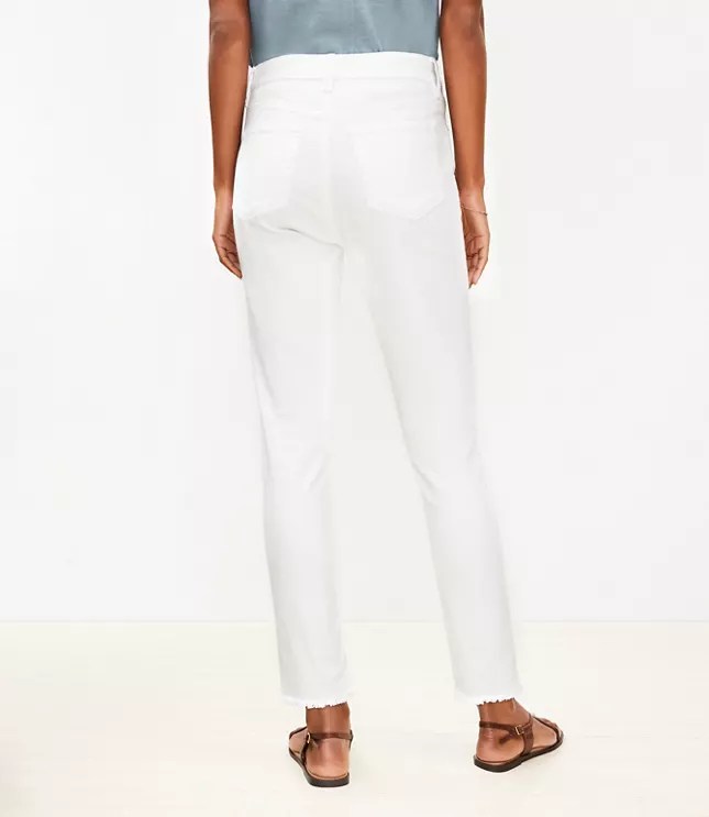 Women's Petite White Jeans Loft