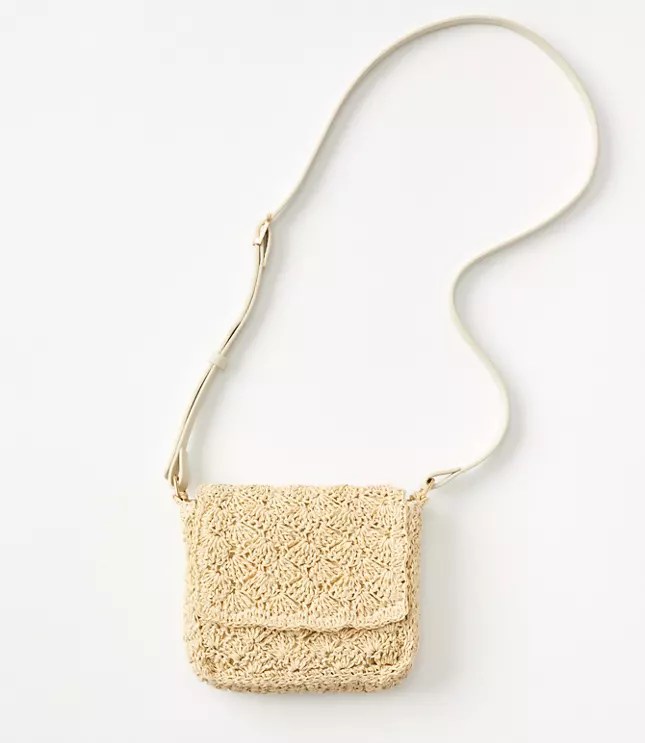 Straw Crossbody Bag
