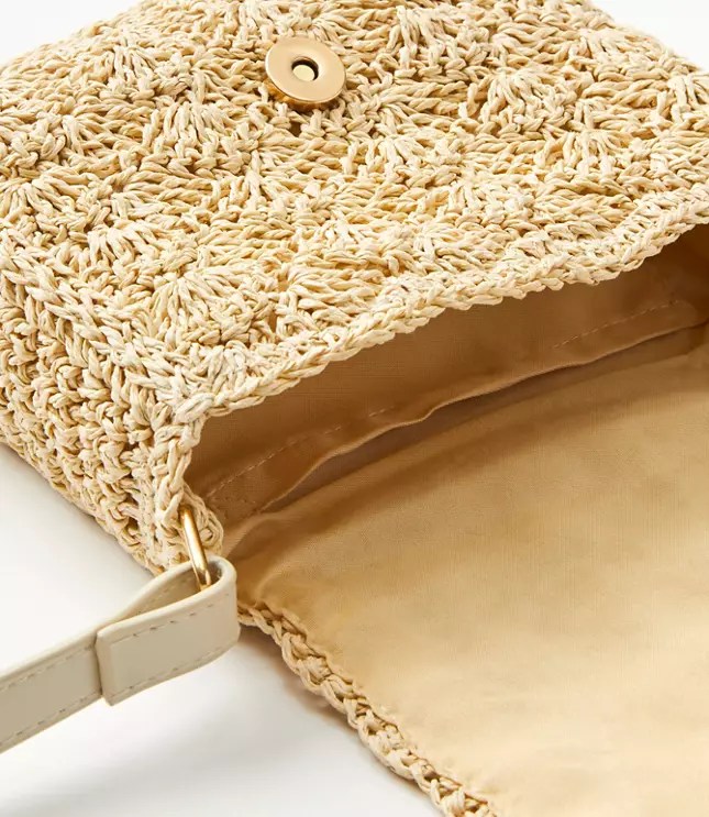 Straw Crossbody Bag
