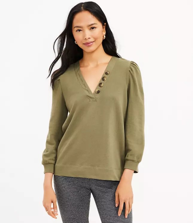 Mixed Media Sweatshirt