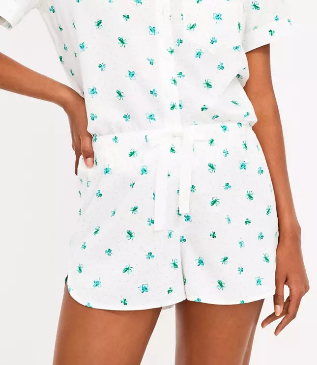 Shamrock Pajama Shorts