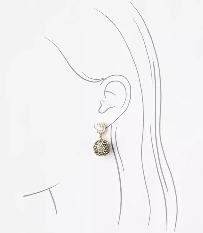 Glitzy Ball Earrings