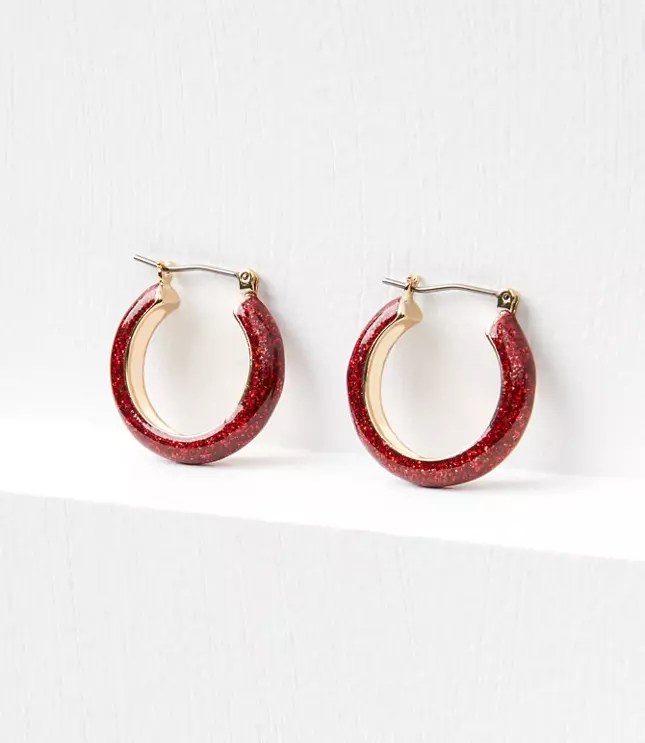 Sparkle Hoop Earrings
