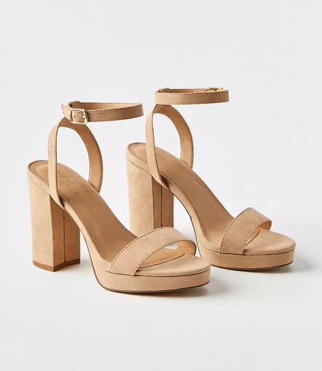 Ankle Strap Block Heel Sandals