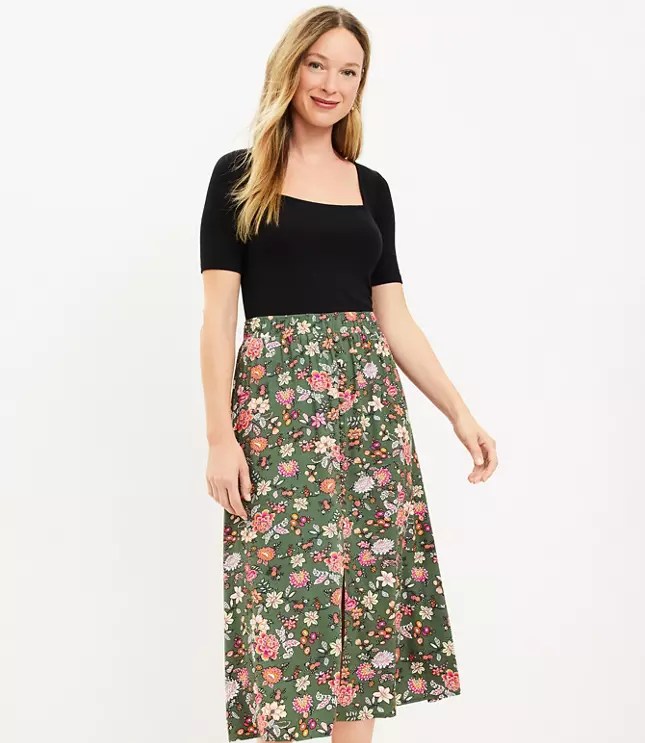 Women's Green Skirts Loft