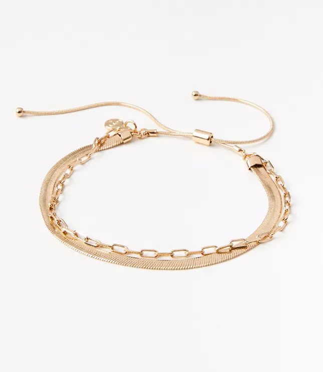 Snake Chain Pull Tie Bracelet
