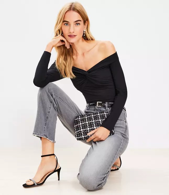 Knot Off The Shoulder Top