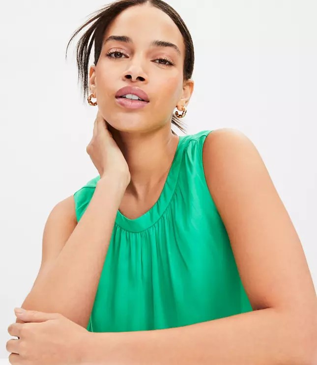 Women's Green Tops Loft