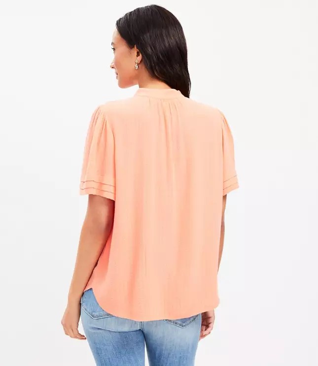 Women's Orange Tops Loft
