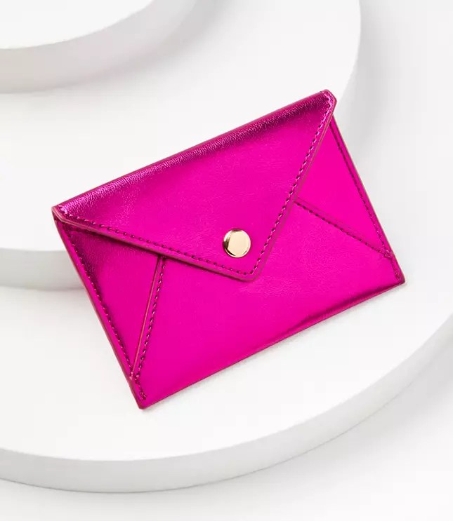 Metallic Envelope Card Case