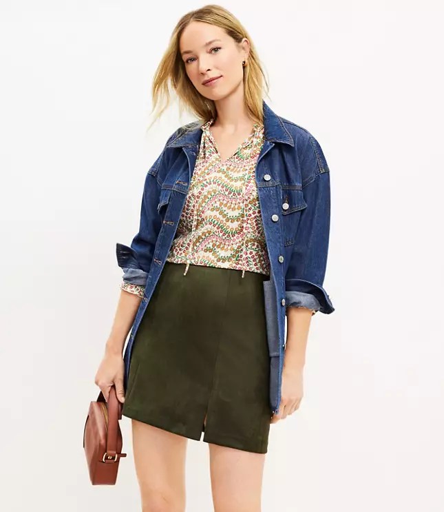 Women's Green Skirts Loft
