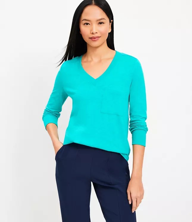 Women's Green Tops Loft