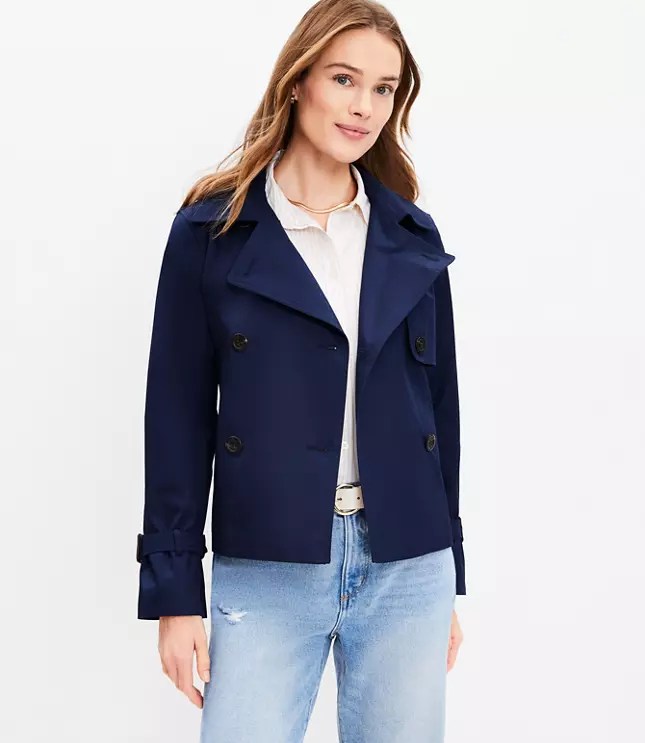 Petite Swing Trench Jacket