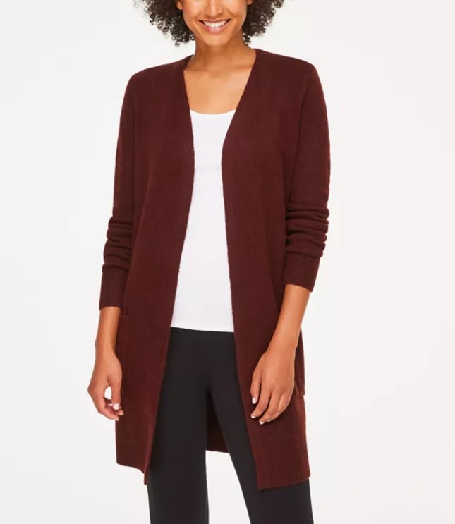 Boucle Duster Sweater