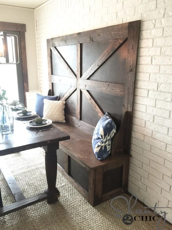 DIY Dining Room Bench with Back Ideas Ann Inspired