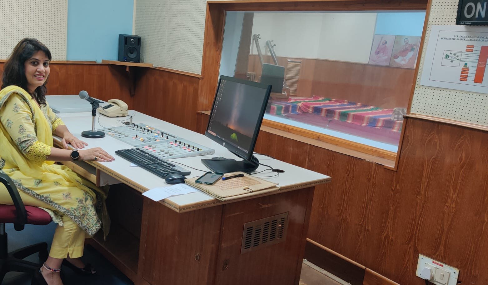 Invited to All India Radio for an exclusive talk on "Women in