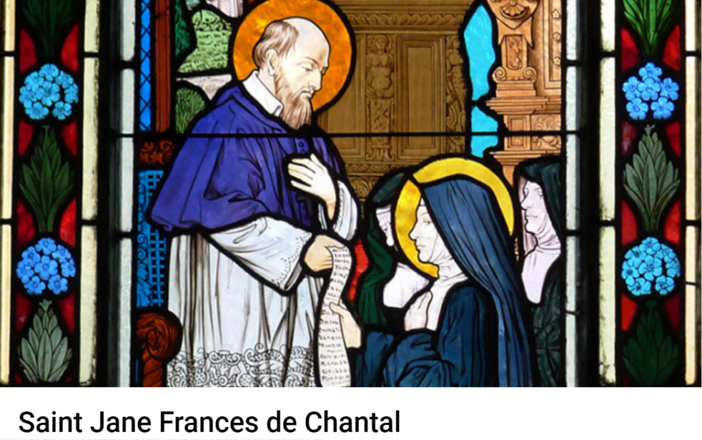 Saint of the Day August 12 Saint Jane Frances de Chantal Annunciation Catholic Church