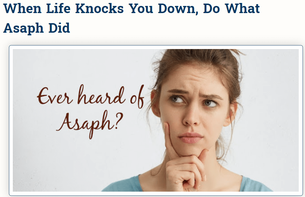 Bible Love Notes When Life Knocks You Down Annunciation Catholic Church