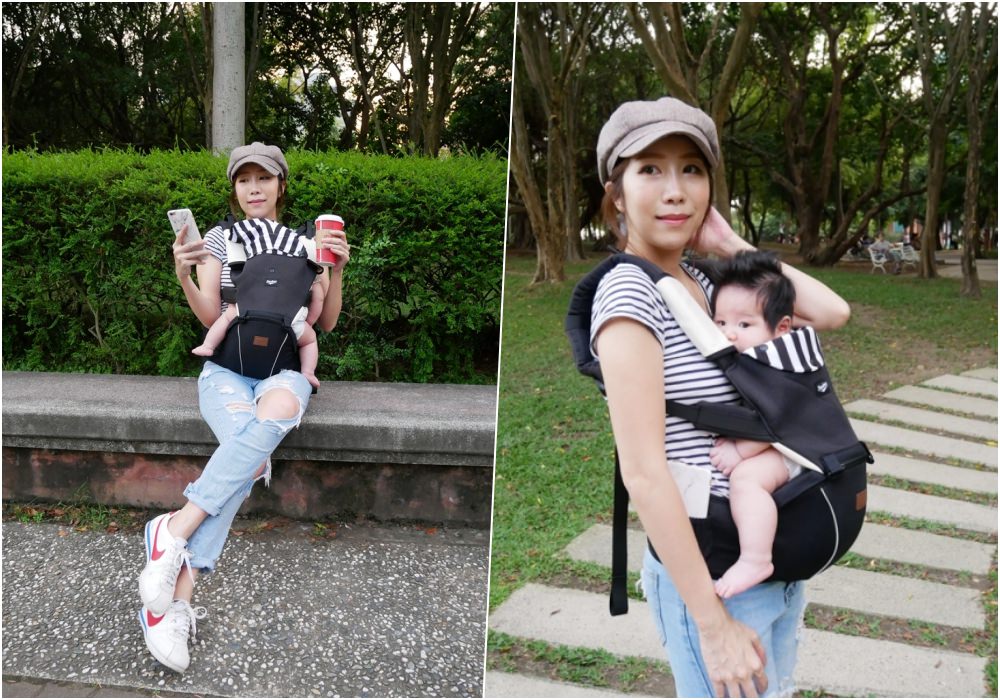 【育兒好物】嬰兒背巾推薦 ♥ 小獅王 CLASSY高級訂製腰凳揹巾 (新生兒能用)