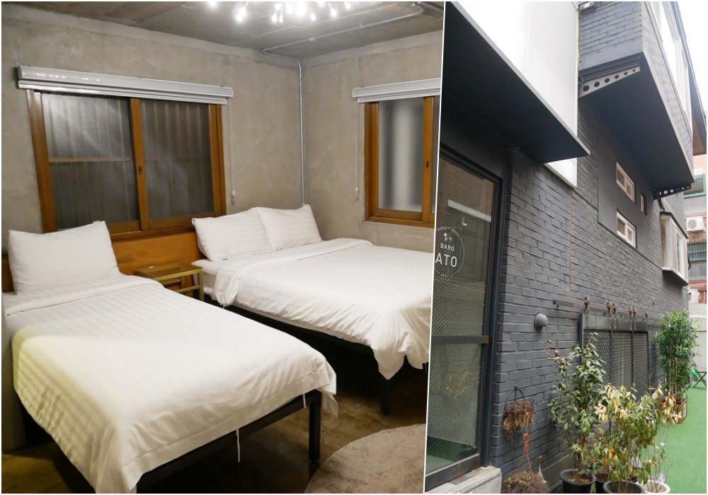 【首爾】弘大住宿推薦 BARO ATO HOTEL一號店 ♥ 平價便宜工業風民宿