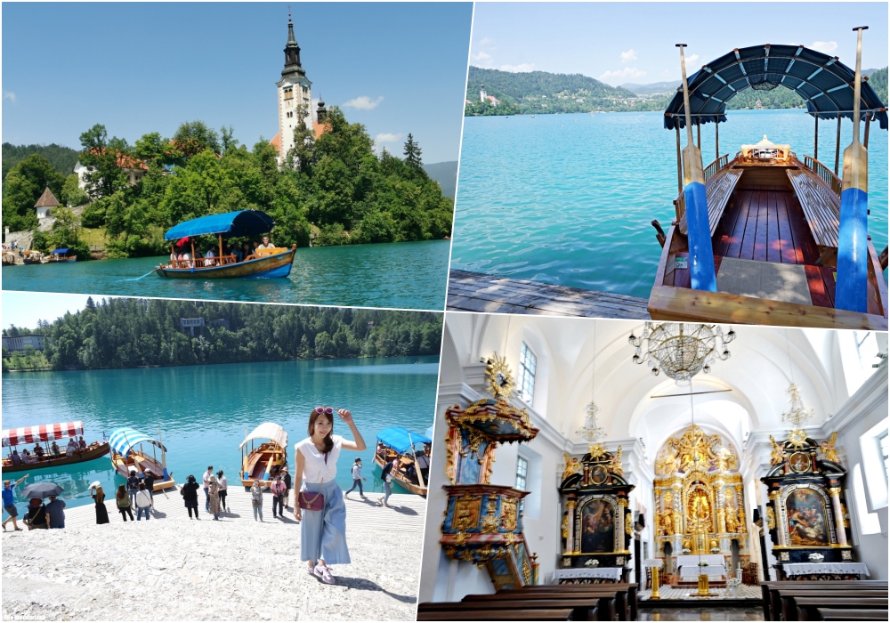 【斯洛維尼亞】搭乘手搖船遊布雷德湖 登上布雷德小島 ♥ 世界十大美湖