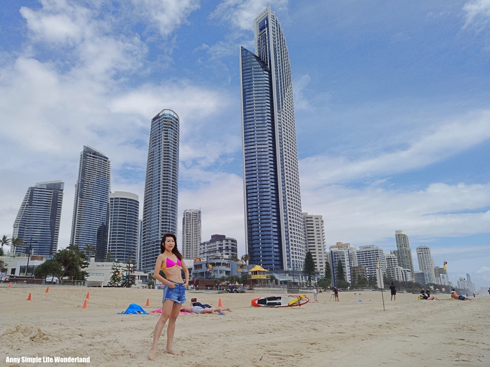 【澳洲自由行】澳洲黃金海岸必去沙灘 ♥ 超美的衝浪者天堂Surfers Paradise