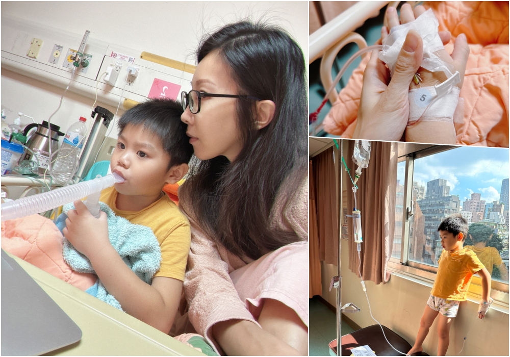 【育兒生活】小波特大紀事4Y3M♥急性支氣管炎住院 (氣喘/血氧低/首次陪病)