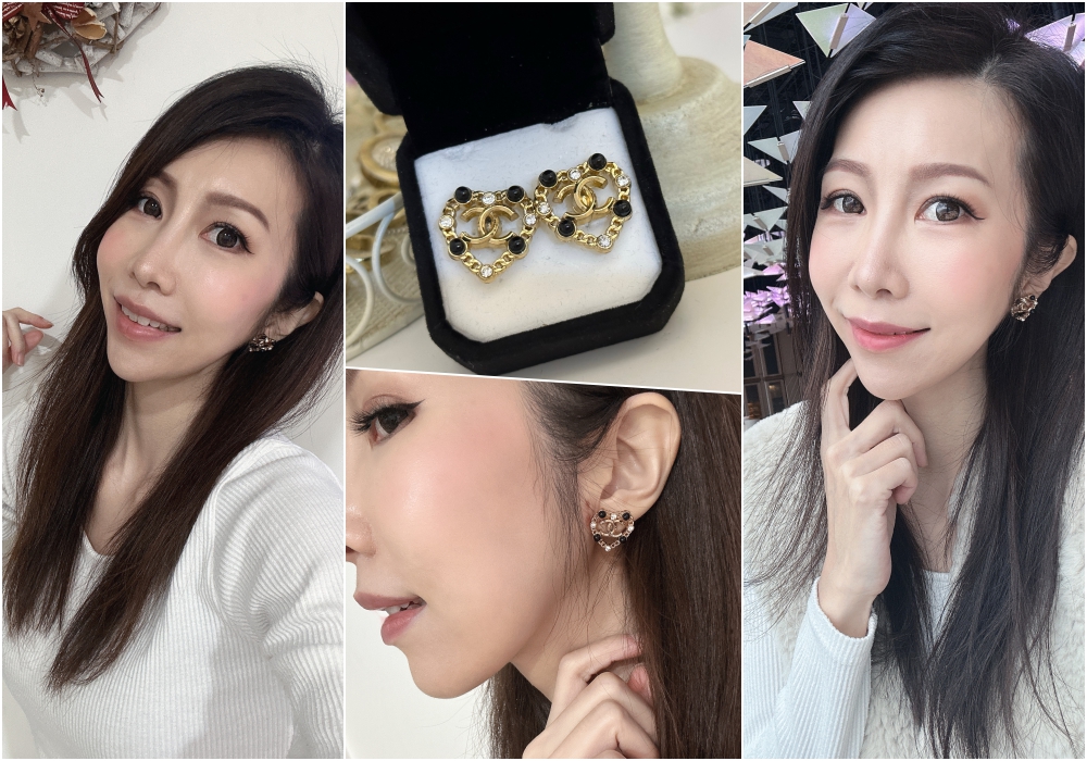 【精品】chanel耳環、香奈兒耳環 ♥ 小香耳環愛心造型基本款 經典款別緻好搭