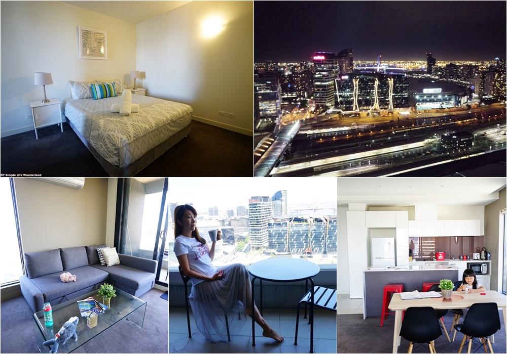 【澳洲自由行】墨爾本CBD住宿推薦 ♥ 高樓層夜景超優 短期住宿公寓