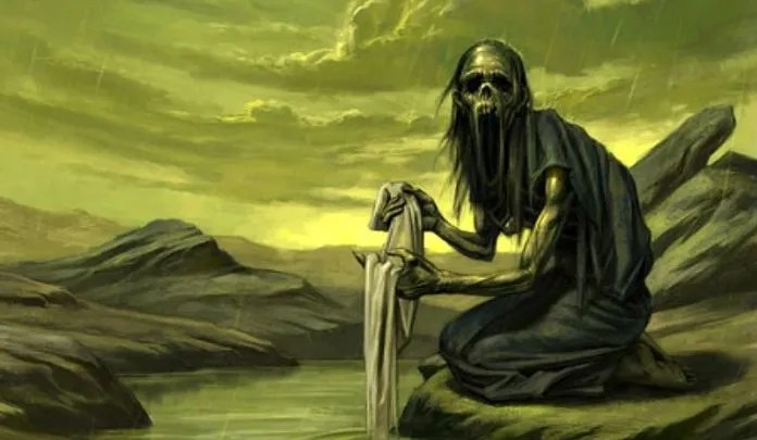 Legend of the Banshee Female Spirit Crying In Grief
