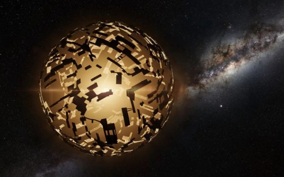 Aliens could have created a Dyson sphere around a black hole