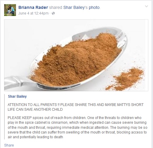 Spice Kills 4YearOld Inhales Cinnamon, Dies Of Asphyxiation