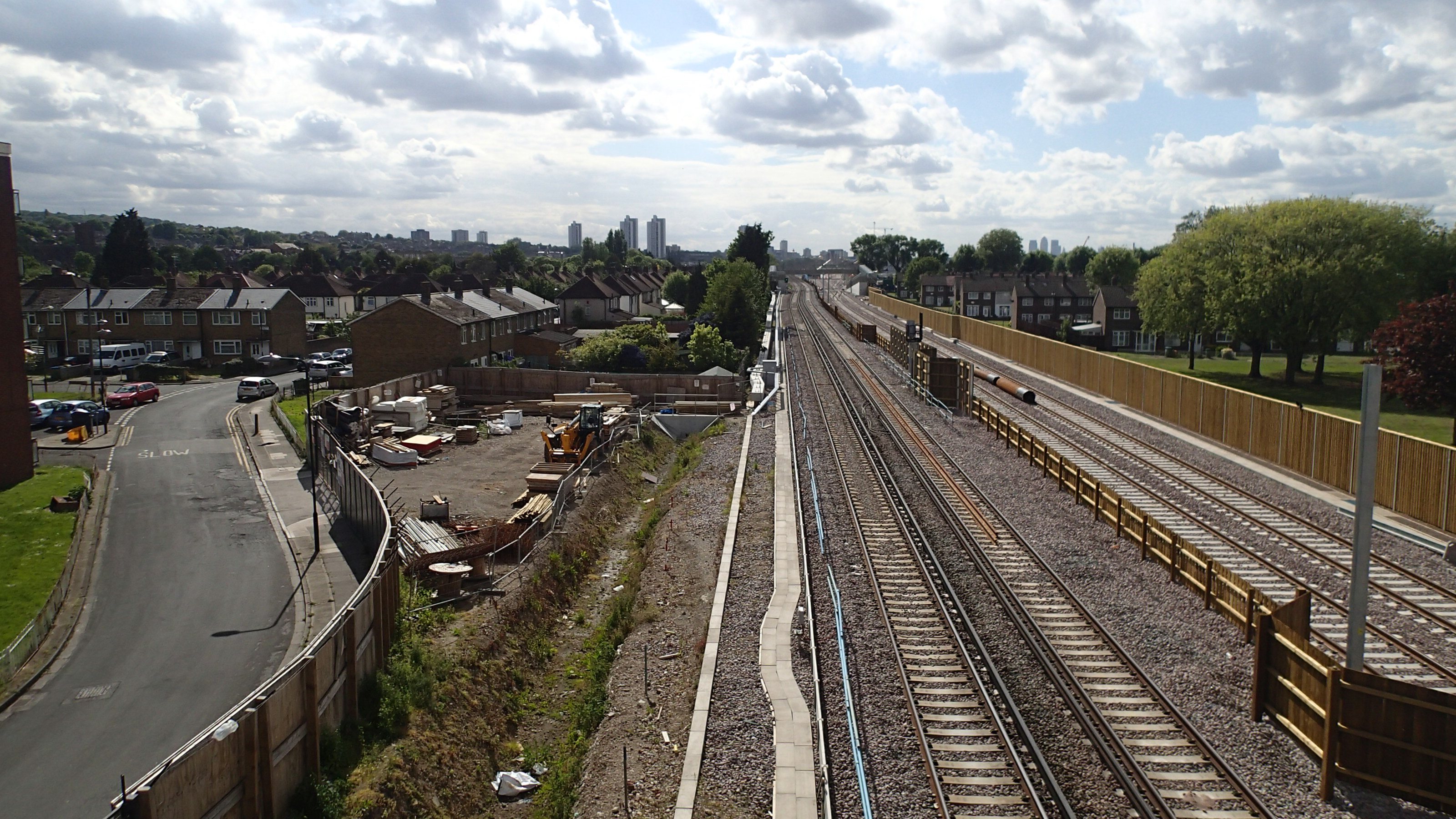 Crossrail Works From Eynsham Drive Bridge, Abbey Wood « The Anonymous