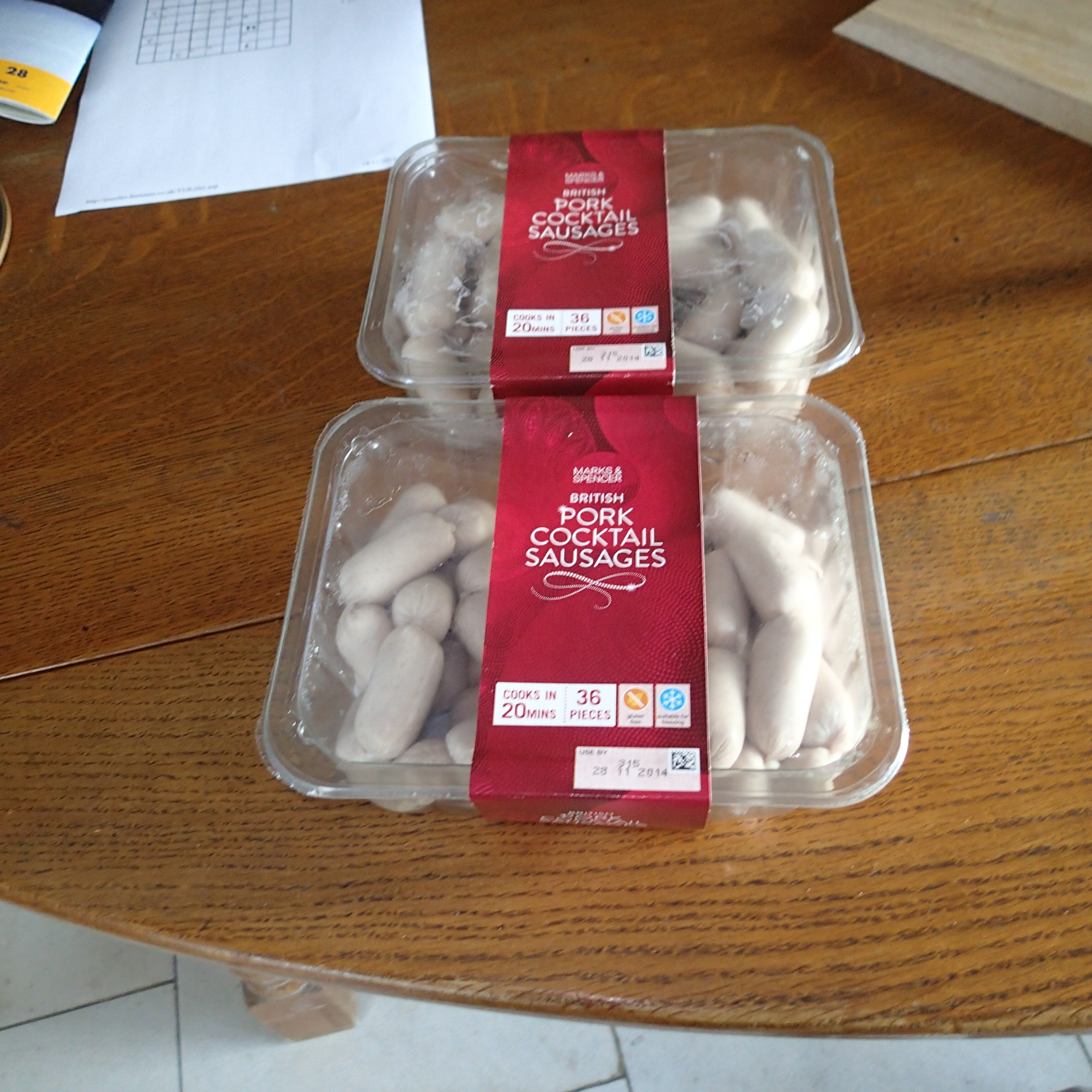 Searching For GlutenFree Cocktail Sausages « The Anonymous Widower