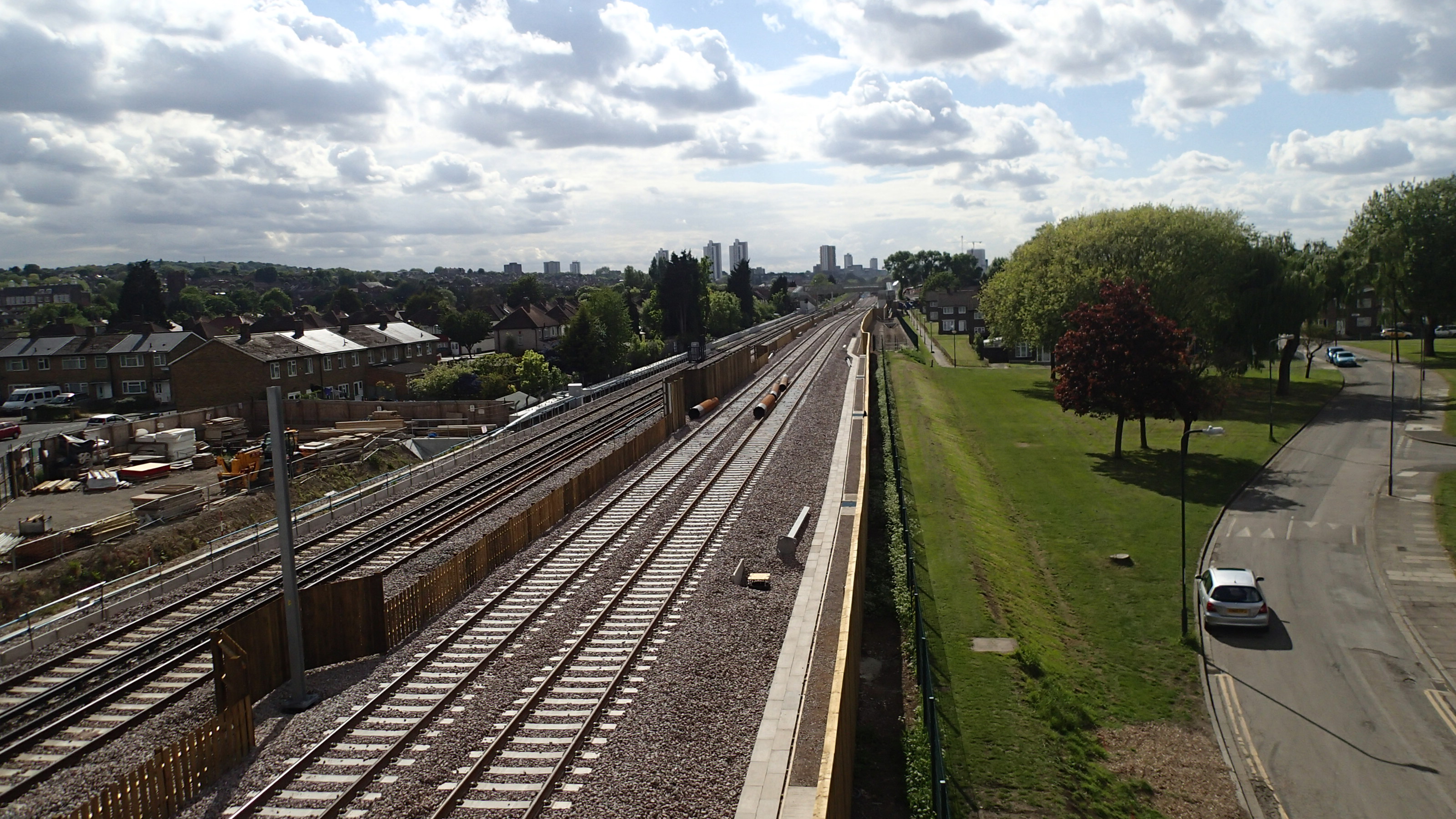 Crossrail Works From Eynsham Drive Bridge, Abbey Wood « The Anonymous
