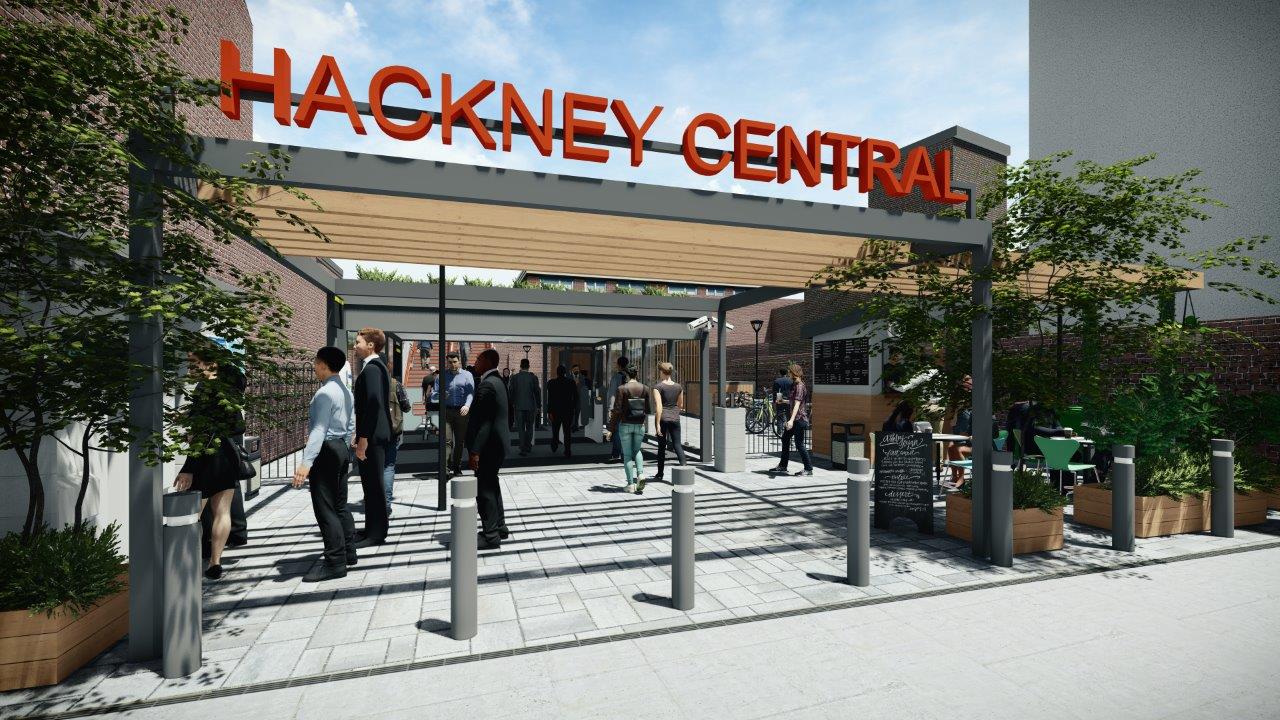 Hackney Central Station New Entrance 24th December 2021 « The