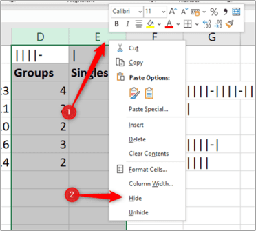 How to create a tally chart in Microsoft Excel - AnonyViet - English