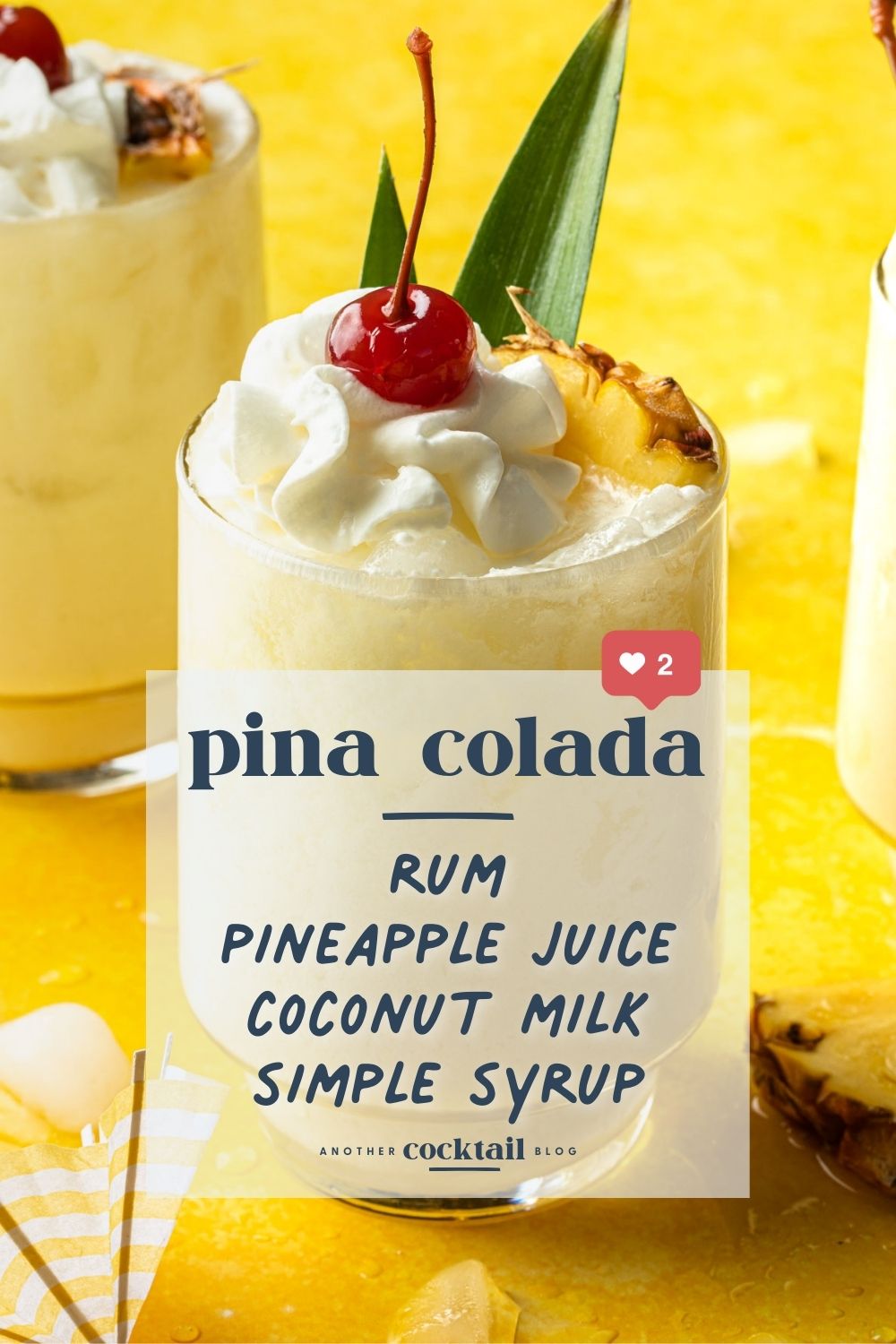 Pina Colada with Coconut Milk Another Cocktail Blog