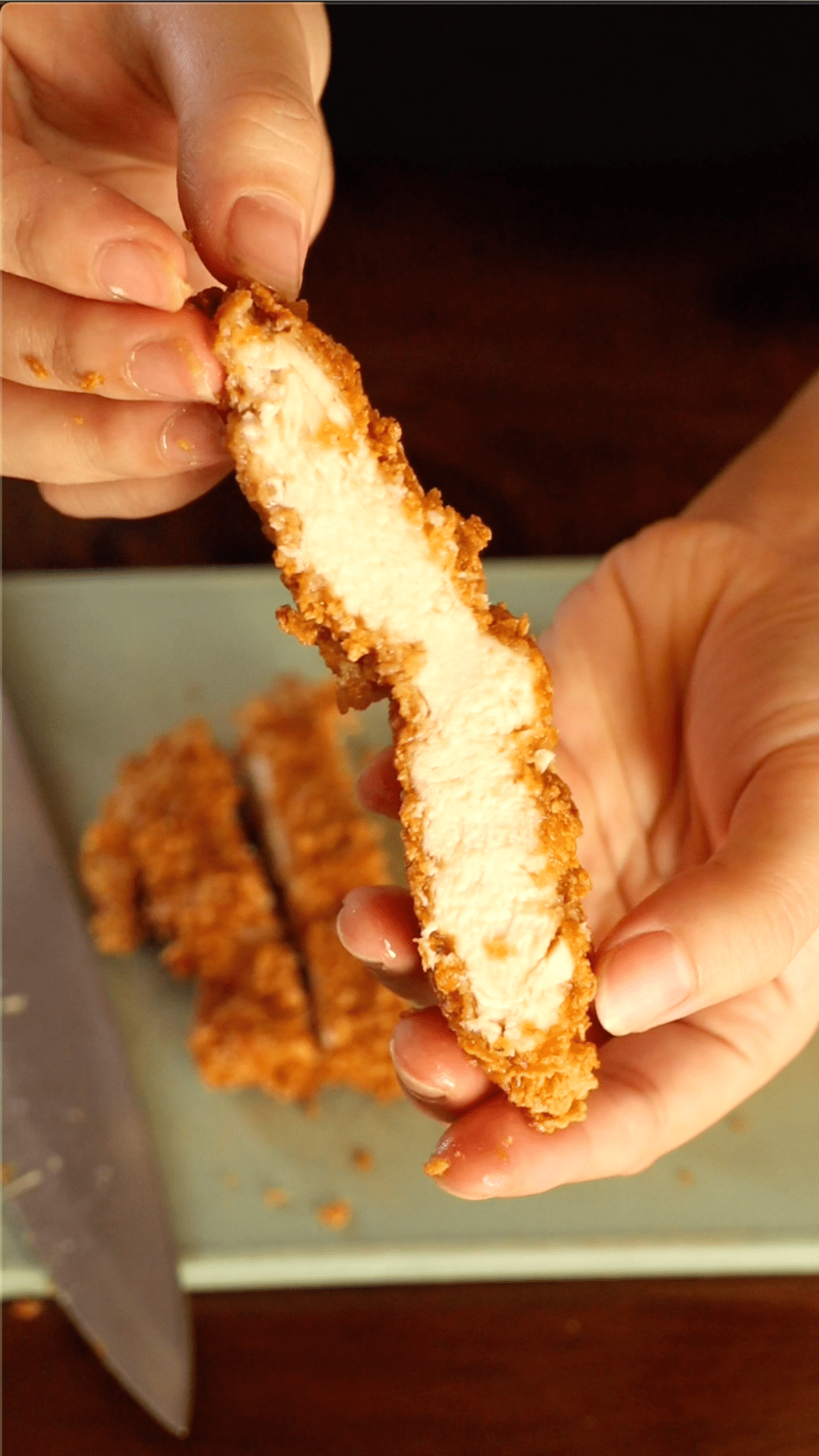 No Breadcrumbs Crispy Juicy Fried Chicken Breast Another Food Lover