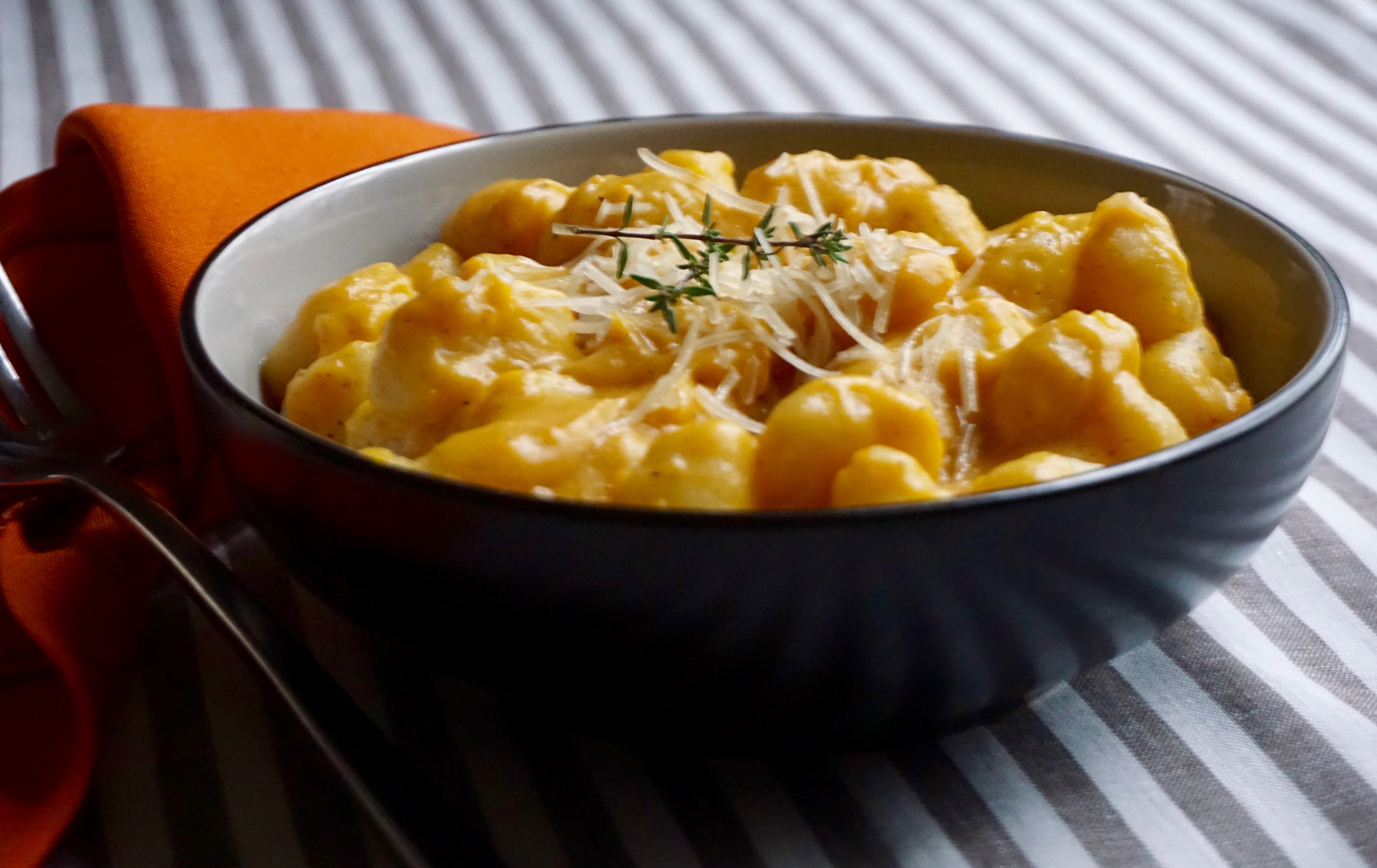 Gnocchi with Butternut Squash Béchamel Sauce AnotherTablespoon