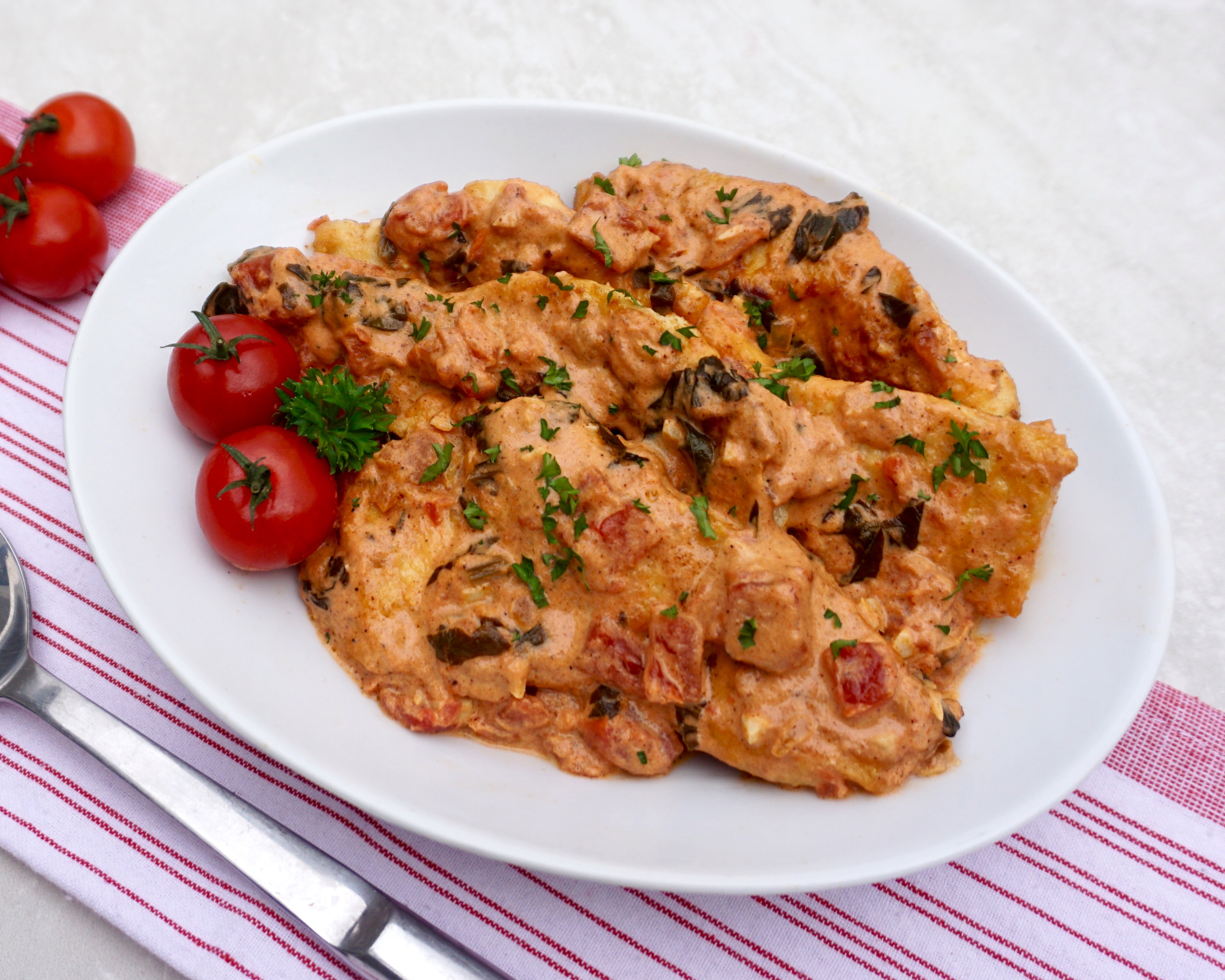 Chicken Tomato Cream Sauce AnotherTablespoon