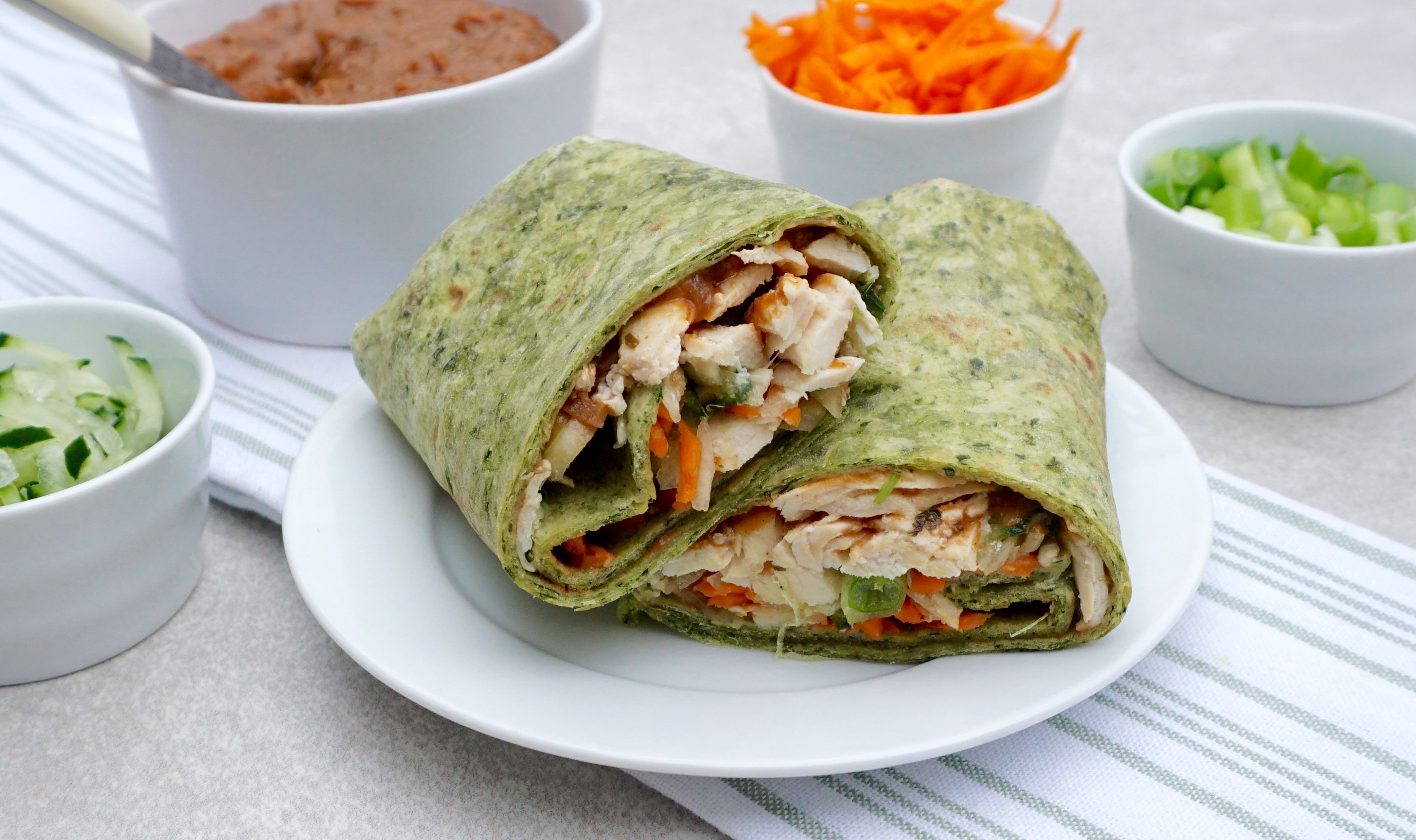 Thai Peanut Chicken Wrap Easy to Make Sauce Recipe