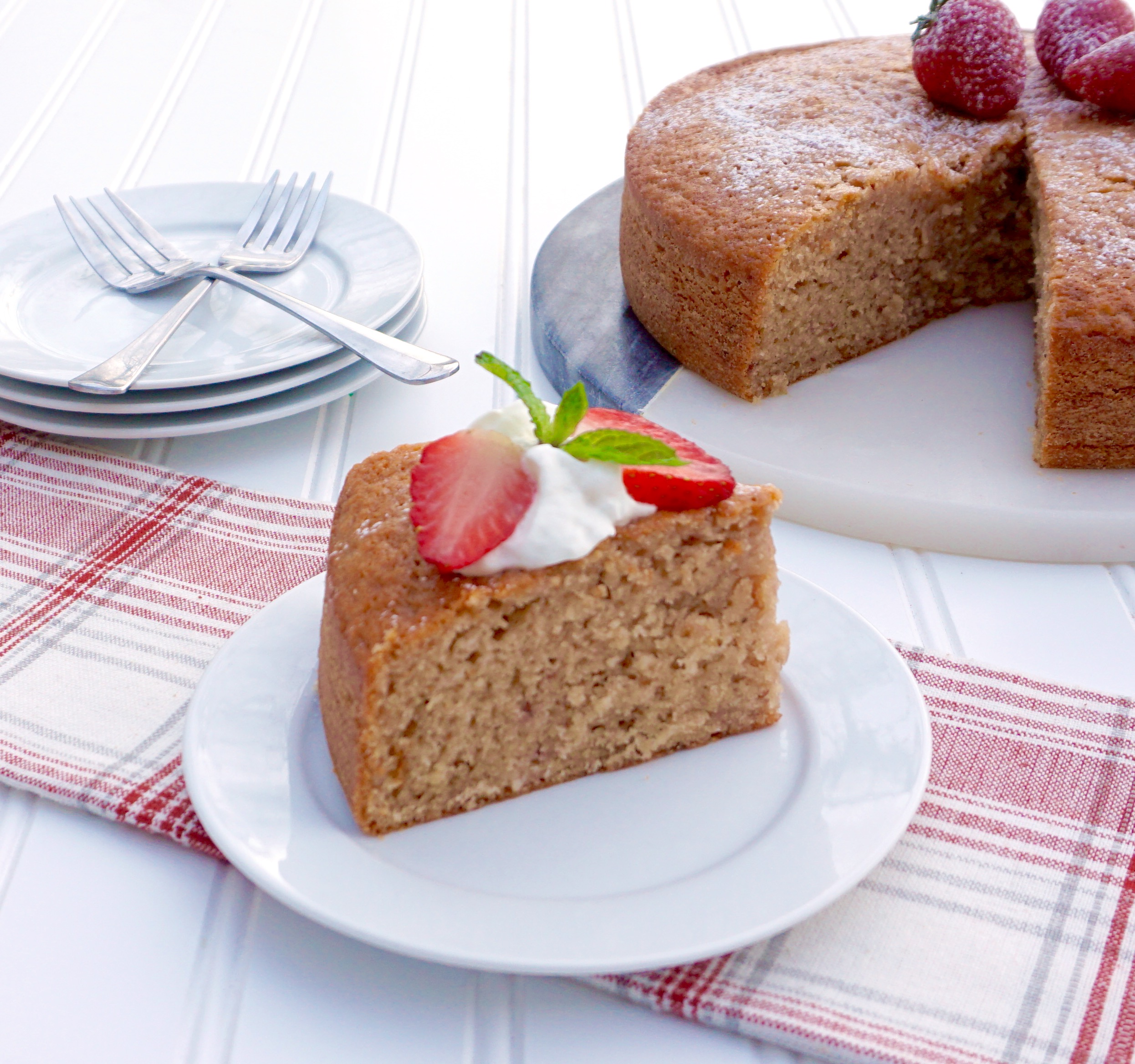 Strawberry Olive Oil Cake Easy No Mixer Recipe