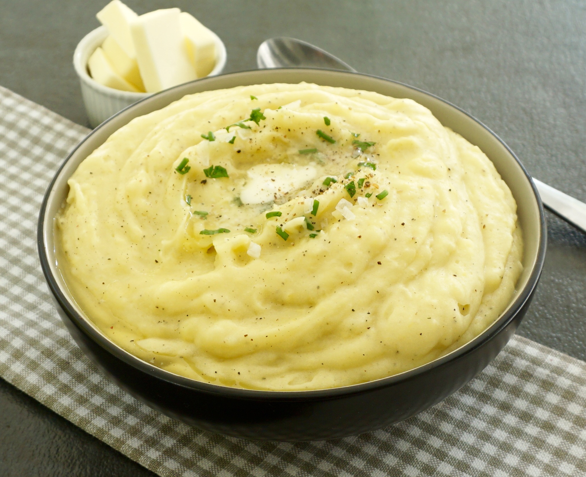 Creamy Mashed Potatoes are the ultimate comfort food.